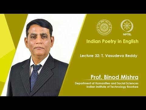 Lecture 32: T V Reddy