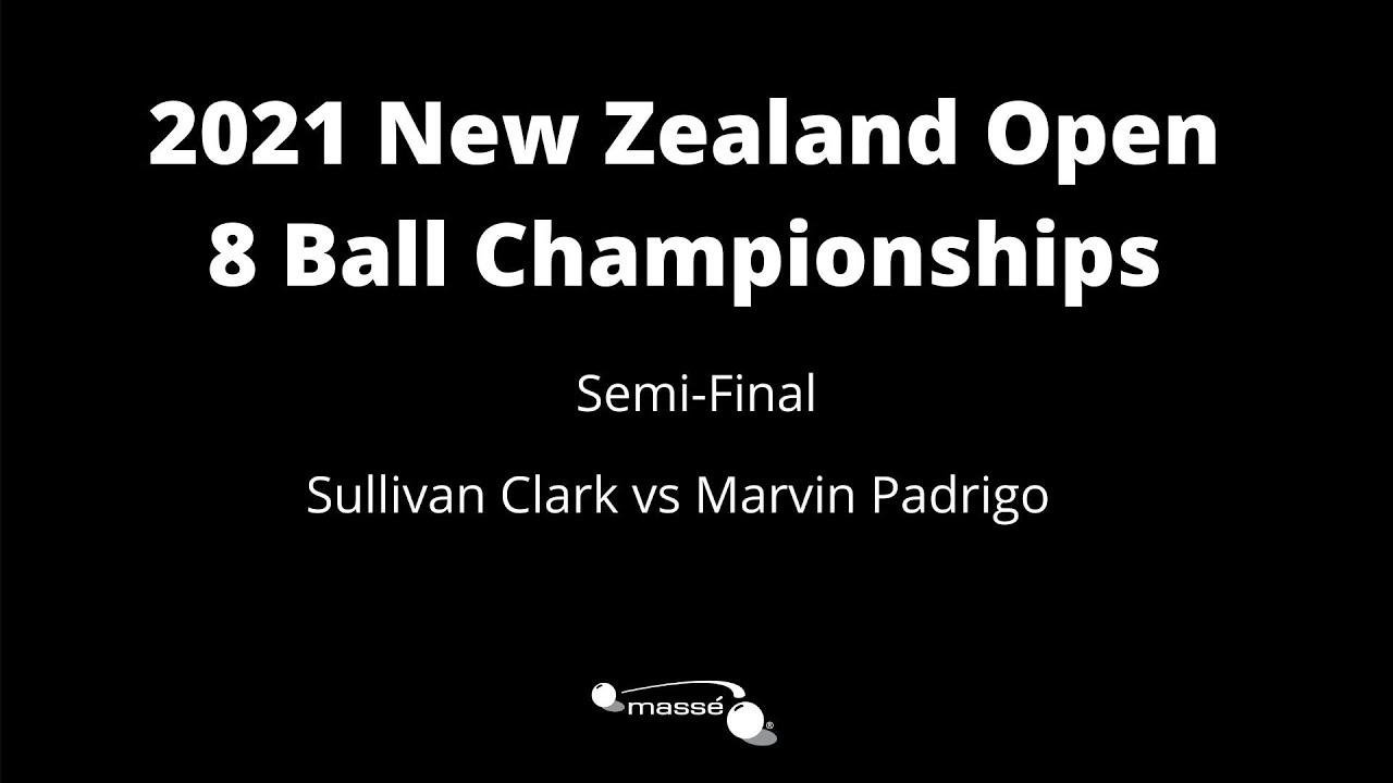 2021 New Zealand Open 8 Ball Live from Massé Pukekohe Semi-Final 1