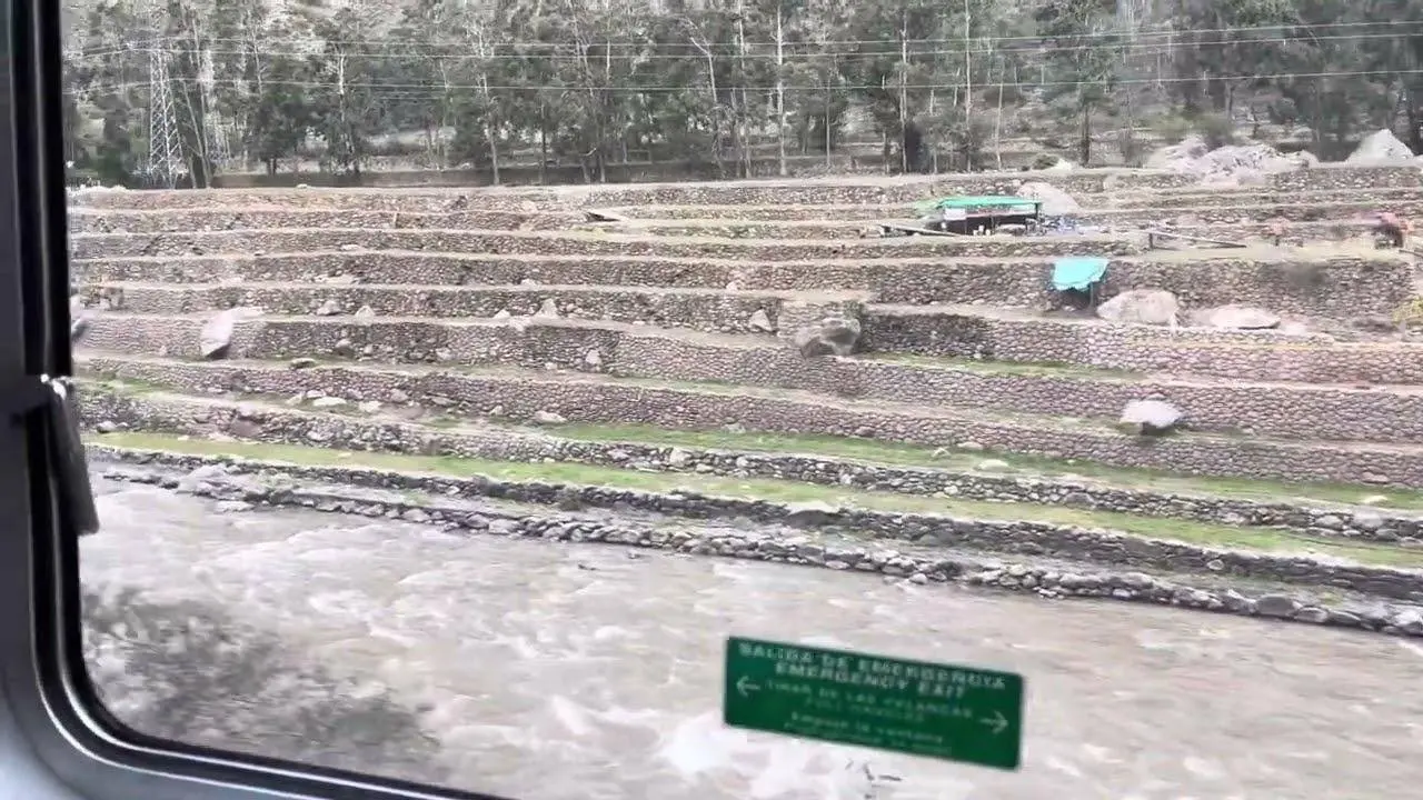 Inca Terraces In Peru