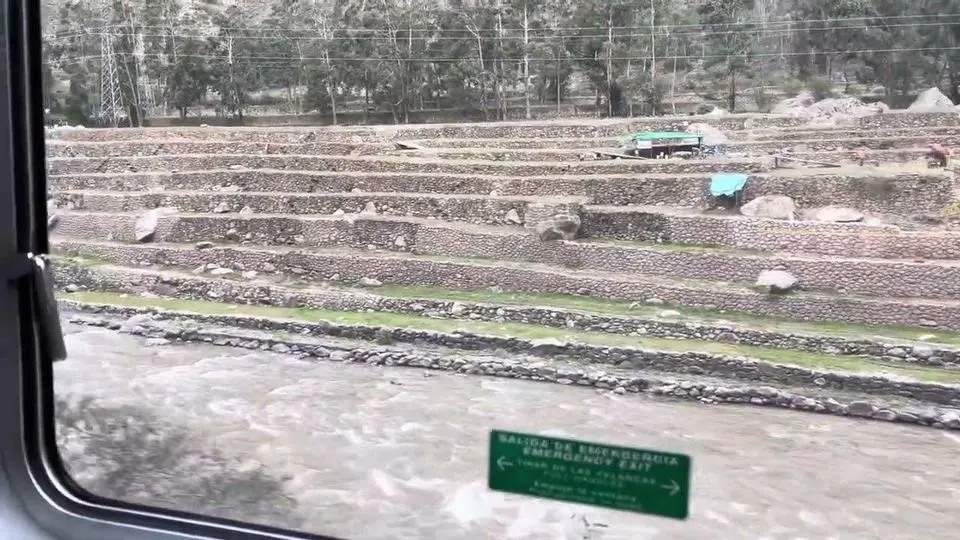 Inca Terraces In Peru