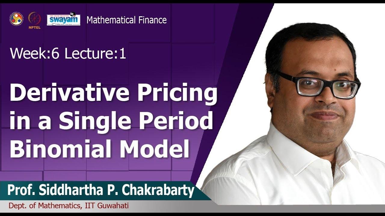 Lec 16: Derivative Pricing in a Single Period Binomial Model