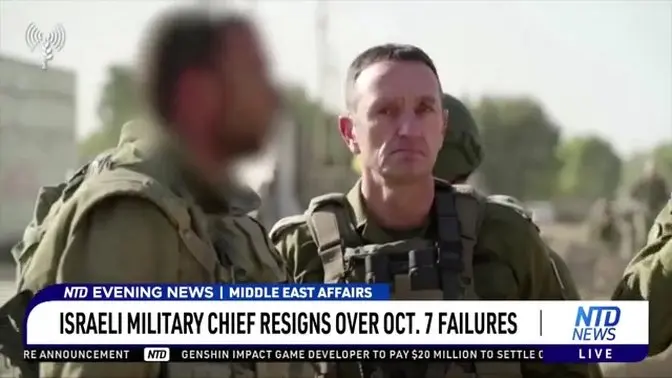 Israeli Military Chief Resigns Over Oct. 7 Failures