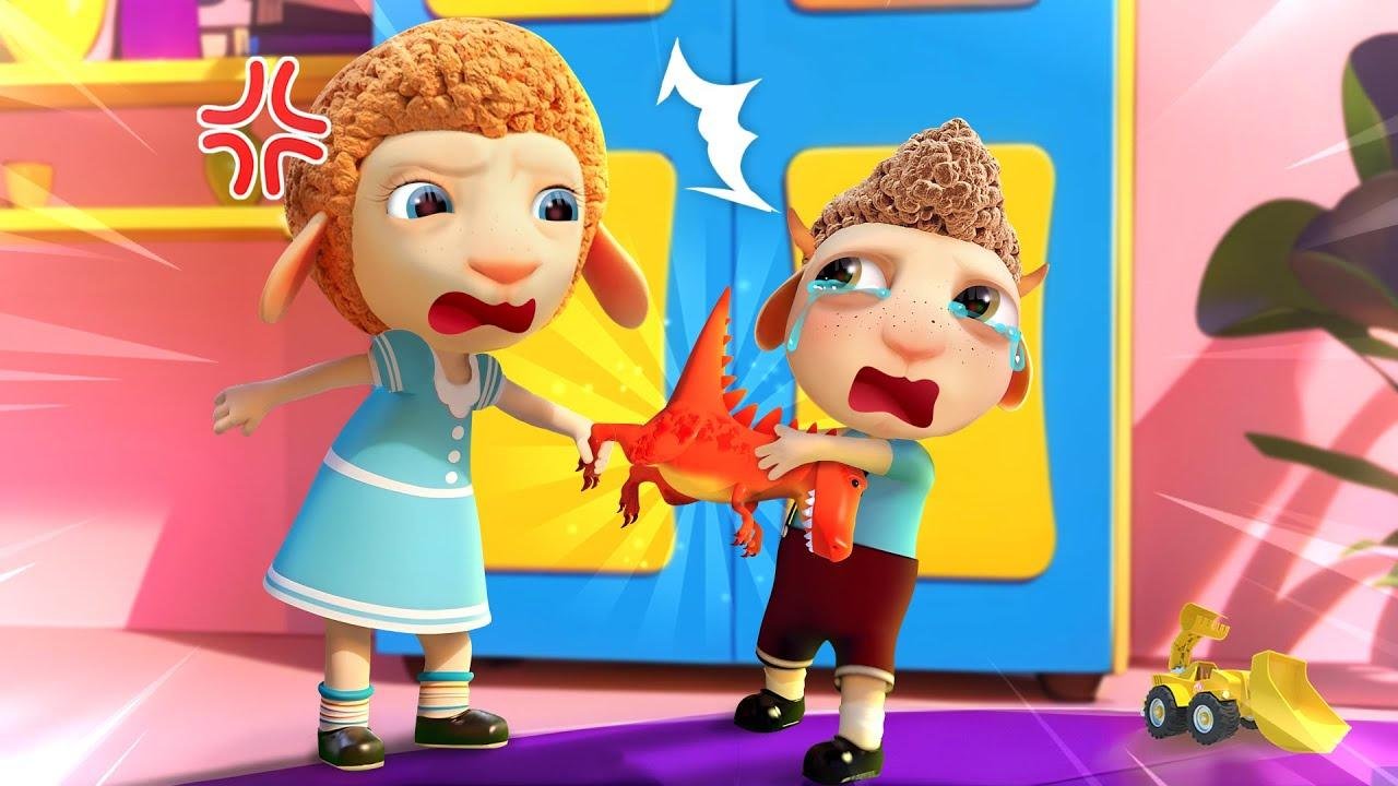 Give Me My Toy! Dolly and Little Brother Story | Funny Cartoon for Kids | Dolly and Friends 3D