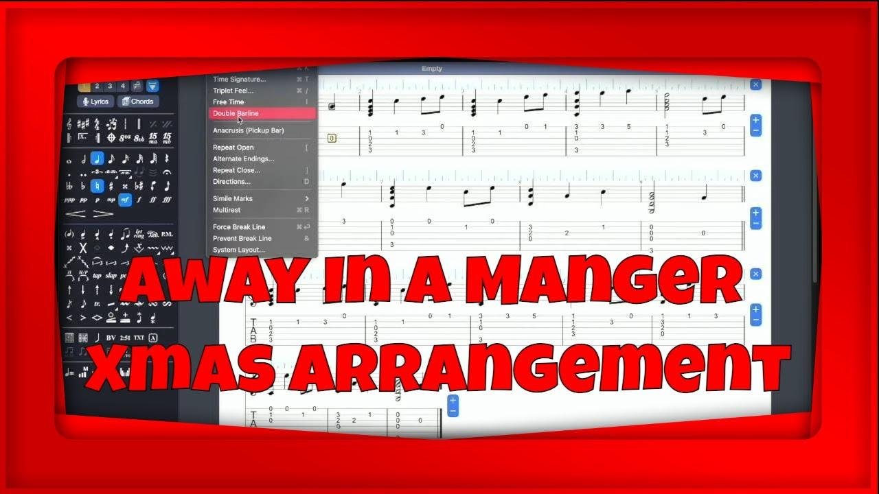 LIVE! Arranging Christmas Chord Melody with Guitar Pro