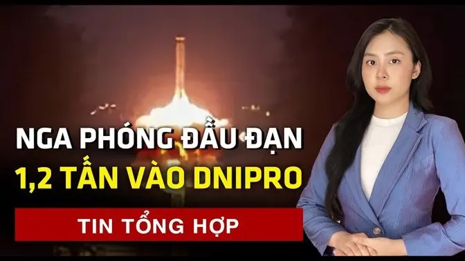 Ukraine là quốc gia đầu tiên trong lịch sử bị ICBM tấn công | 60 Giây Tinh Hoa TV