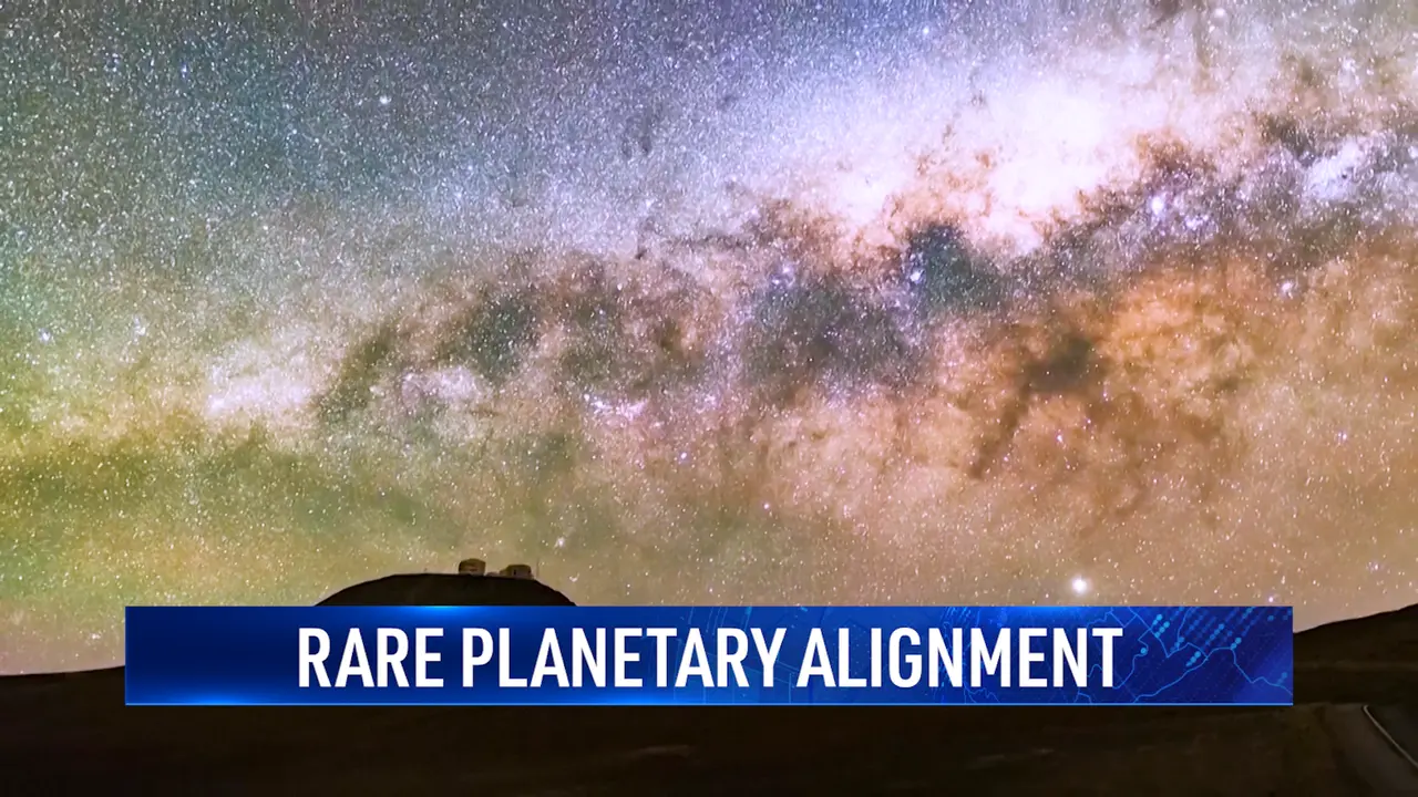 Rare Planetary Alignment Graces Chilean Skies