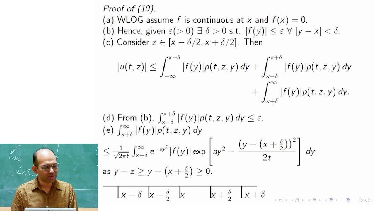 Stochastic representation of bounded solution to a heat equation - Part 2