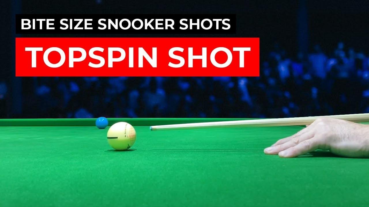 How to Play Snooker Topspin/Follow Through - Bite Size Snooker Shots