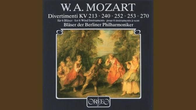 Mozart: Divertimento in F Major, K. 213: I. Allegro spiritoso