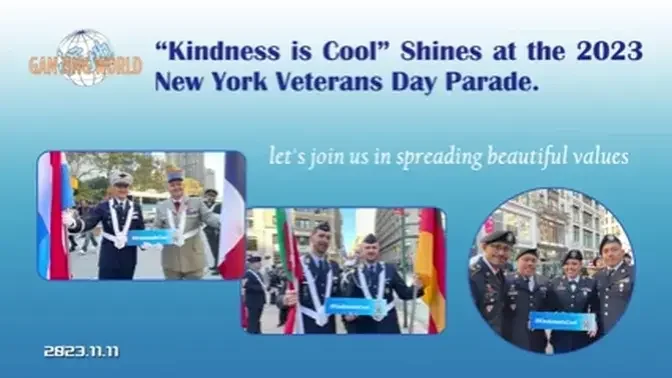 #KindnessIsCool Shines at 2023 New York Veterans Day Parade, USA #NewYorkEvents2023