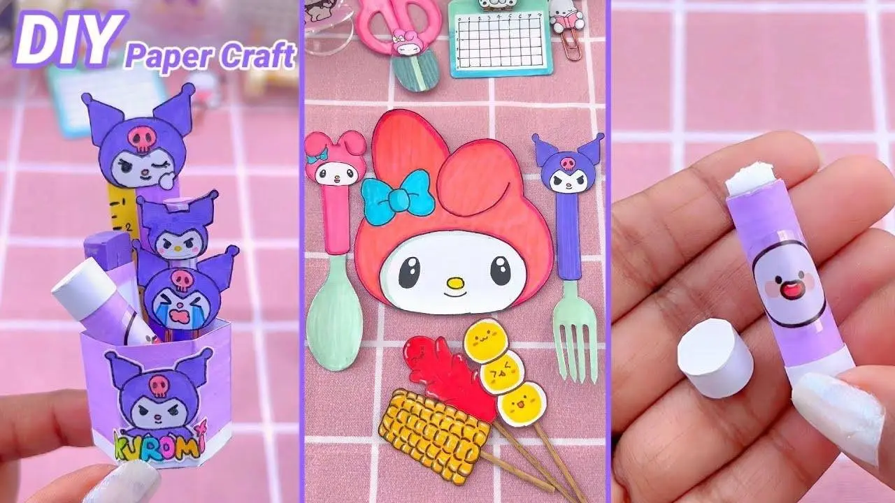 Easy Craft Ideas / DIY Miniature Crafts Idea / school hacks / paper craft / how to make / miniature