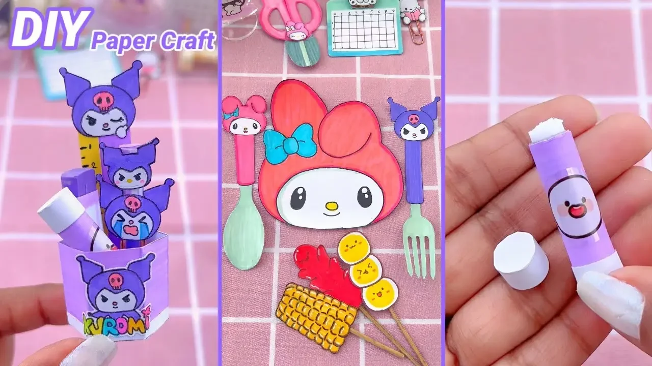 Easy Craft Ideas / DIY Miniature Crafts Idea / school hacks / paper craft / how to make / miniature