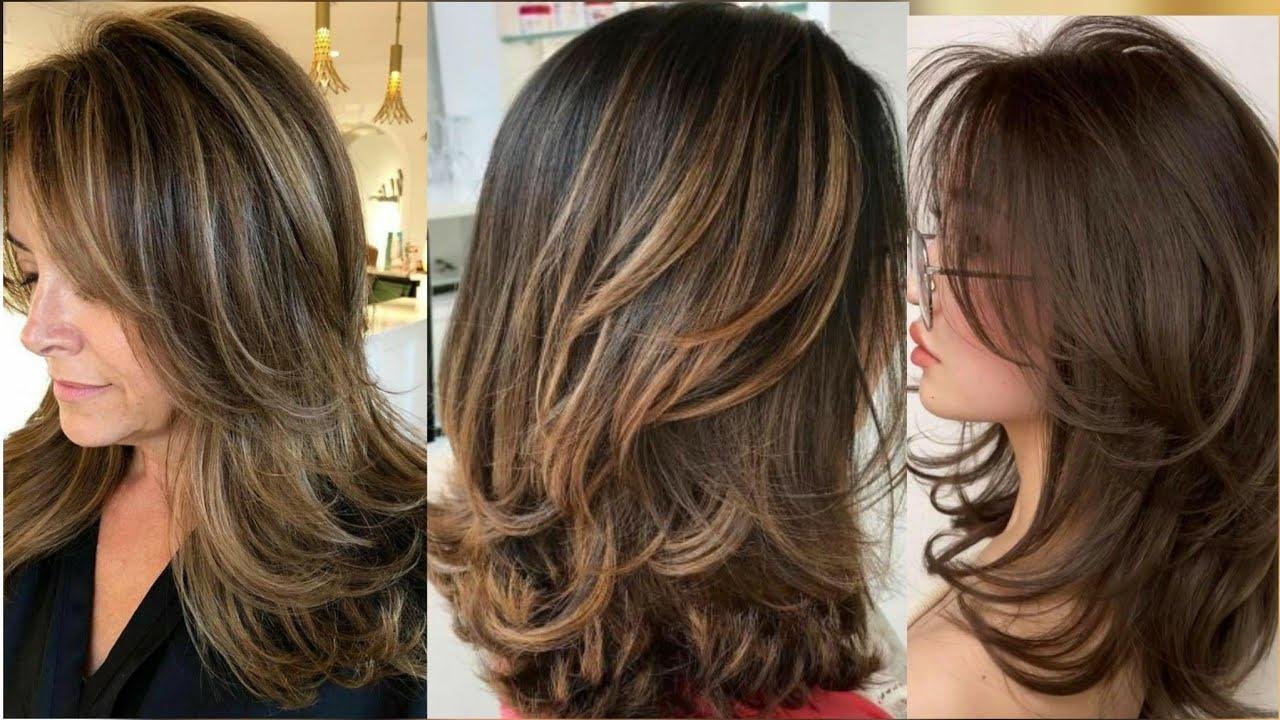 Top Trending Medium Lauwred Haircuts For Ladies 2024/ Hairstyles With Brown Hair Color Ideas