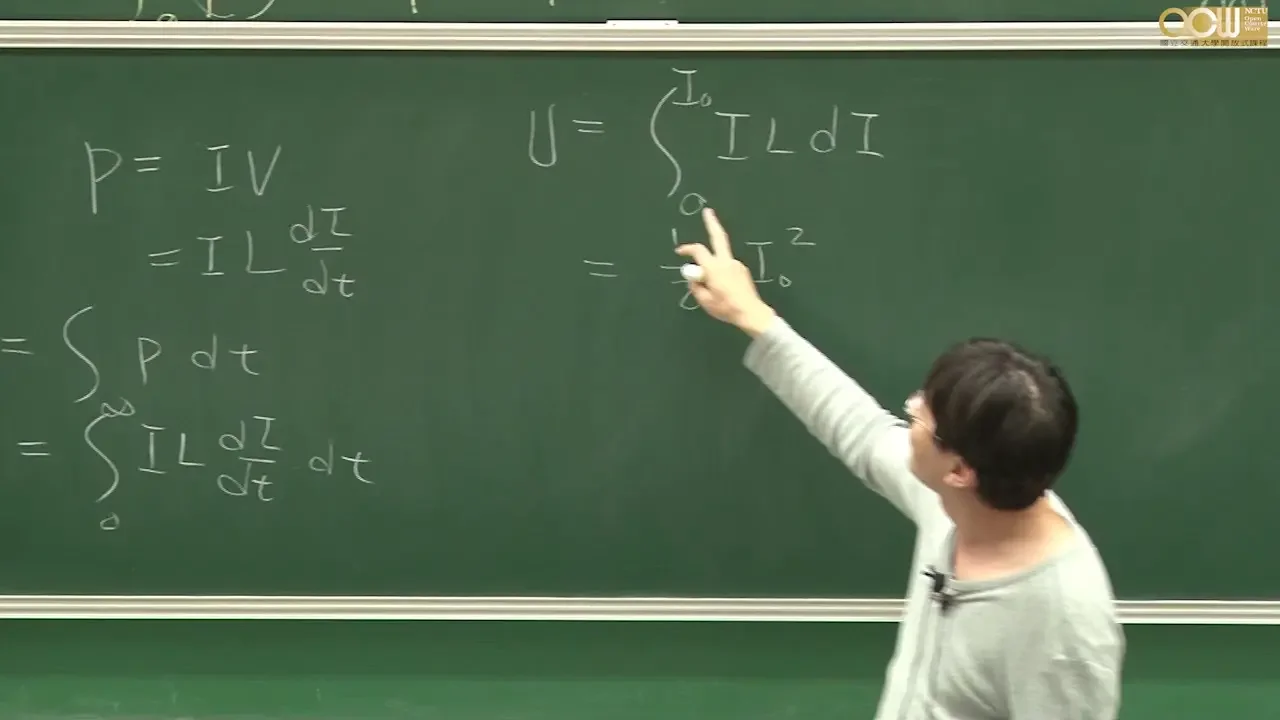 Lec62 物理(二) 第十周 32.3 磁场中的能量