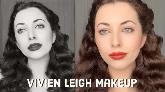 Vintage Inspired Vivien Leigh Makeup Tutorial