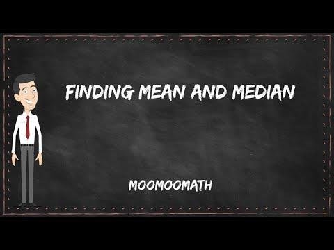 Finding Mean and median-Example Problems- Math