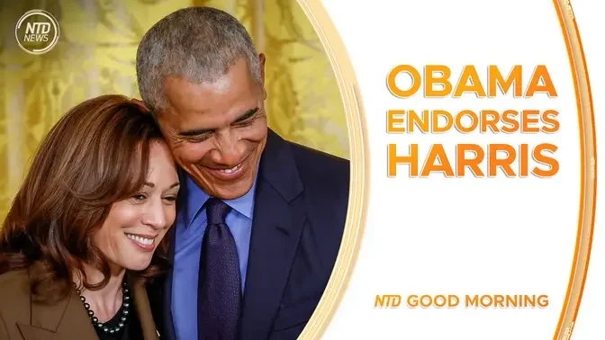 Former President Obama Endorses VP Harris; El Chapo's Son Arrested in Texas | NTD Good Morning