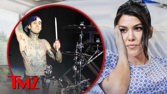 Travis Barker Drums to Baby's Heartbeat in Delivery Room, Gets Roasted Online | TMZ TV