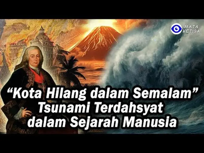 Tsunami Terdahsyat dalam Sejarah Manusia! Dalam Semalam, Seluruh Kota Hilang ditelan Laut…