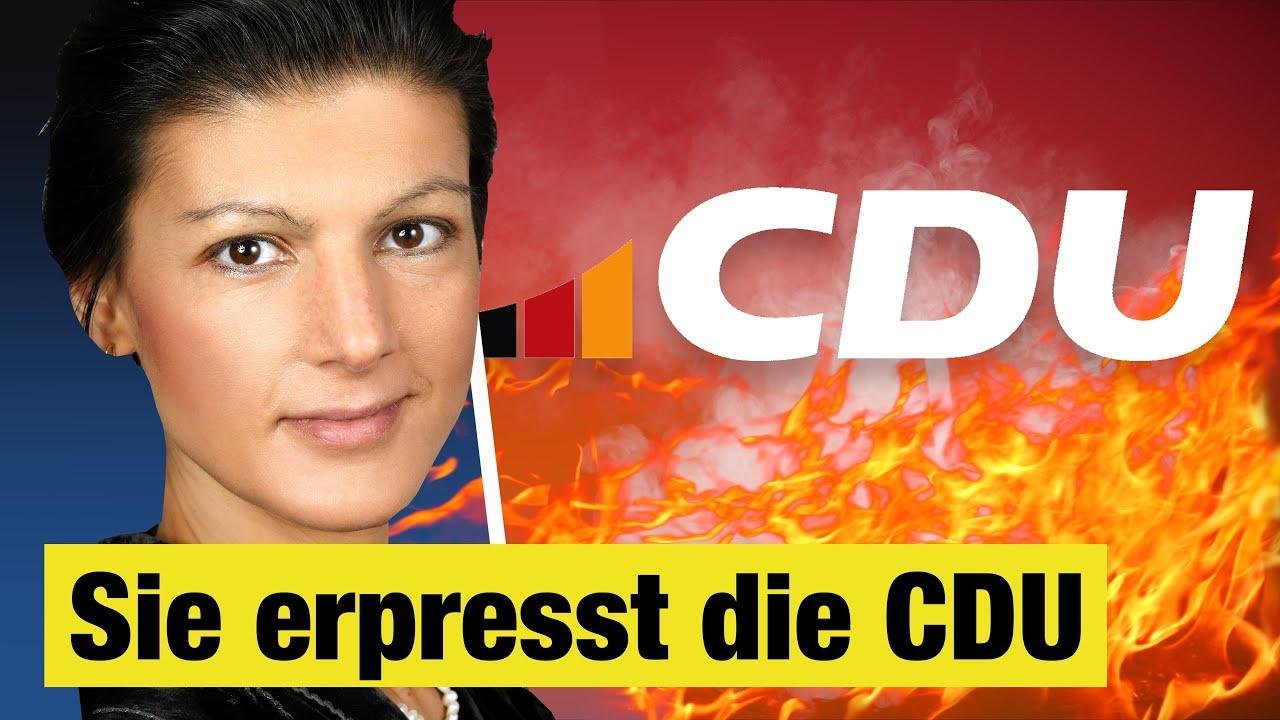 Wie Wagenknecht jetzt die CDU erpresst