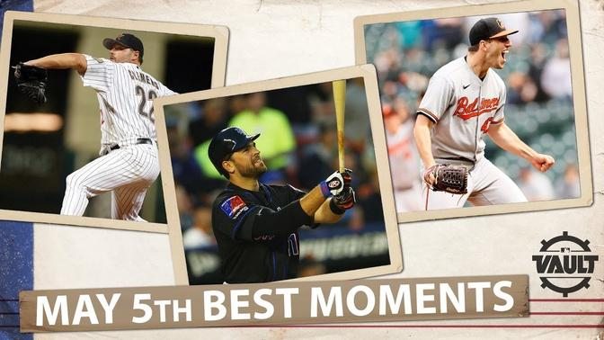 HISTORIC May 5th moments! (Clemens 2nd on K list, Piazza most HR for catcher, Means no-no and more!)