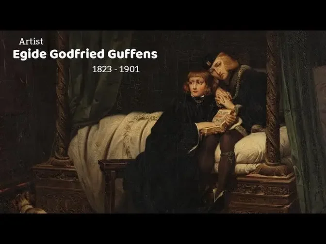 比利時畫家 Egide Godfried Guffens（以宗教、歷史題材壁畫聞名）(1823 - 1901)