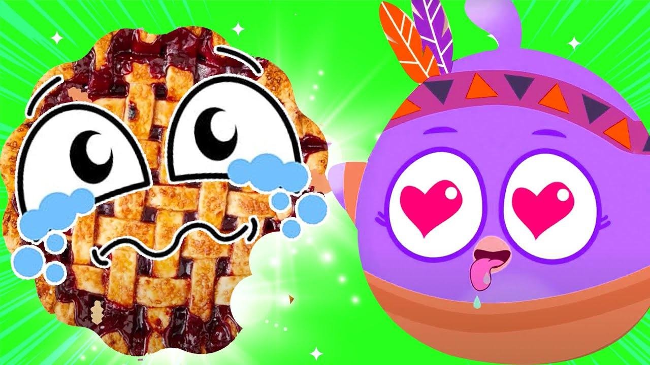 Thanksgiving Desserts Song 🥧🍨🎶 Learn Desserts - Pop the Bubble - Giligilis Kids Songs | Lolipapi