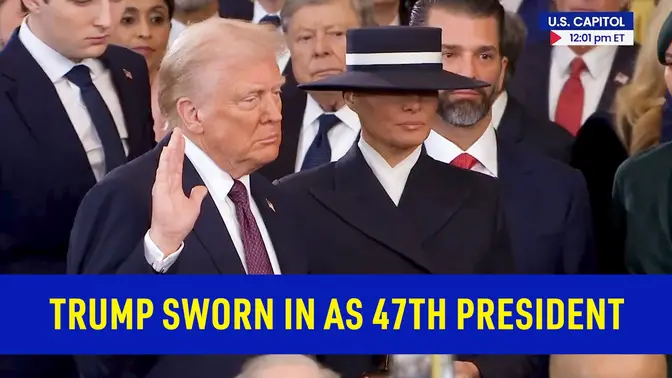 Trump Sworn in as the 47th President of the United States