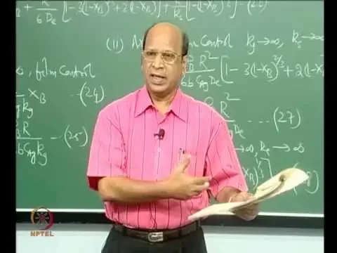 Mod-01 Lec-07 Contd. & Proof of  Pseudo steady state assumption