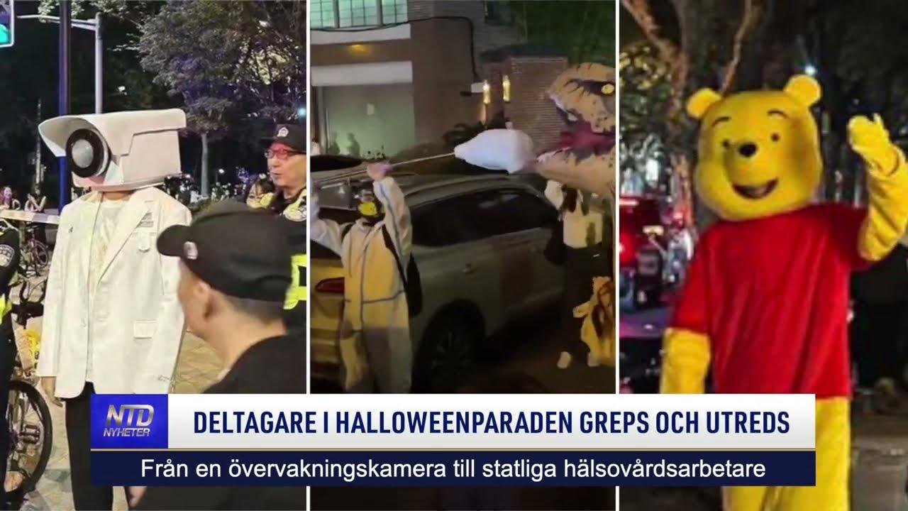 Deltagare i Halloweenparaden greps och utreds | NTD NYHETER