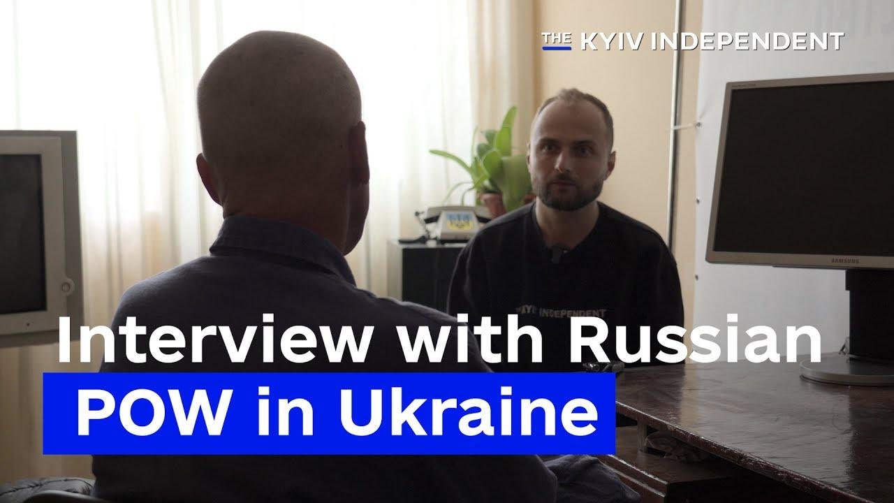 Interviewing Russian proxy army soldier in POW camp in Ukraine. Unedited version