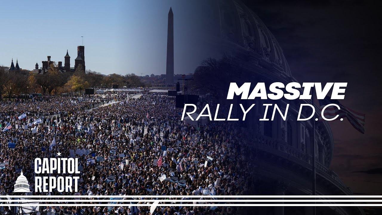 Tens Of Thousands Descend On Washington For Pro-Israel Rally | Videos ...