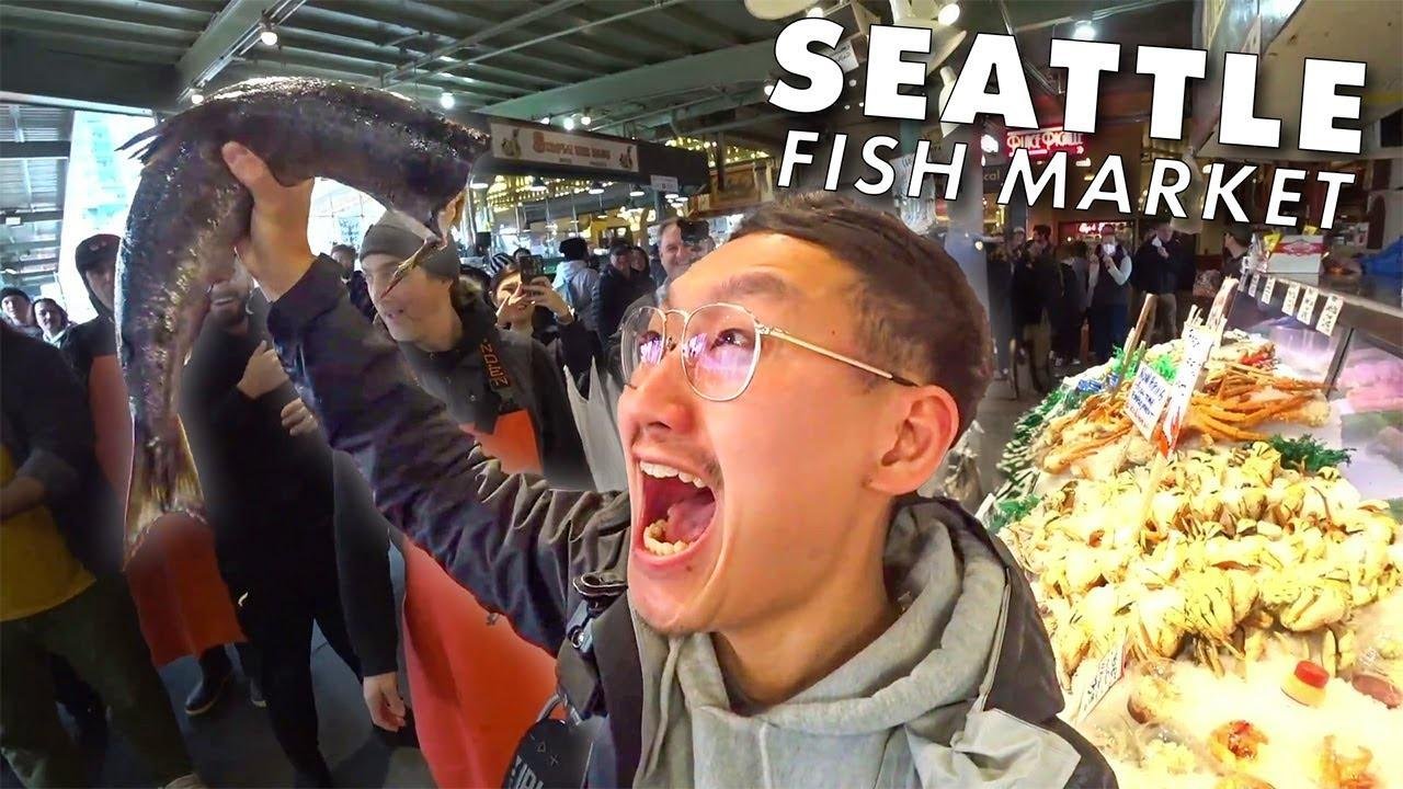 They threw a fish at me!! | Seattle, Washington Travel Vlog