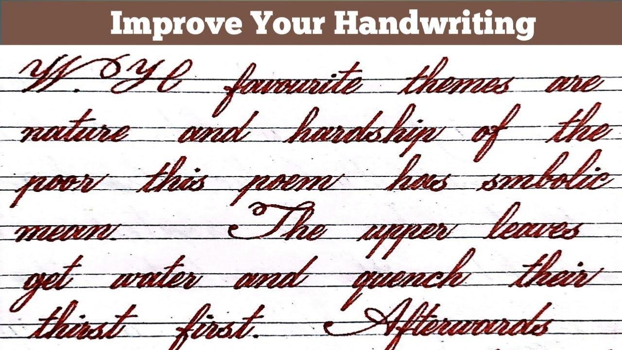 Cursive writing for beginners|| How to improve English Handwriting. #calligraphy