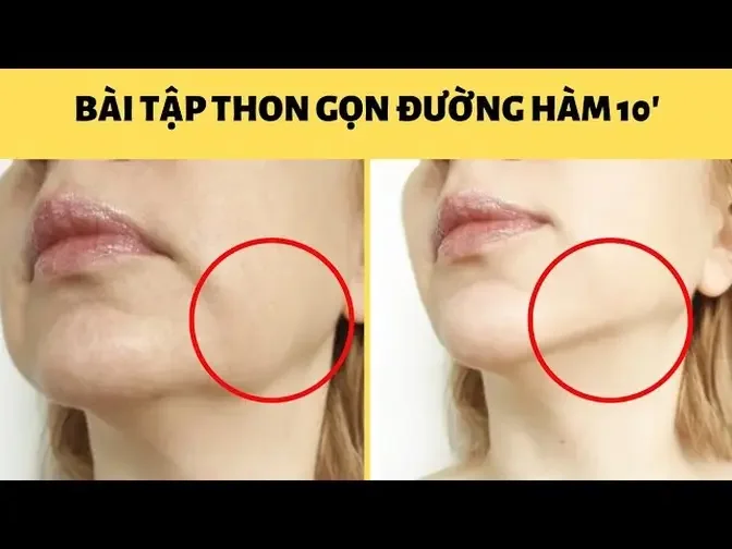 [Thon gọn đường hàm] Bài tập massage Face yoga giúp giảm mỡ mặt, nọng cằm, rõ đường hàm!