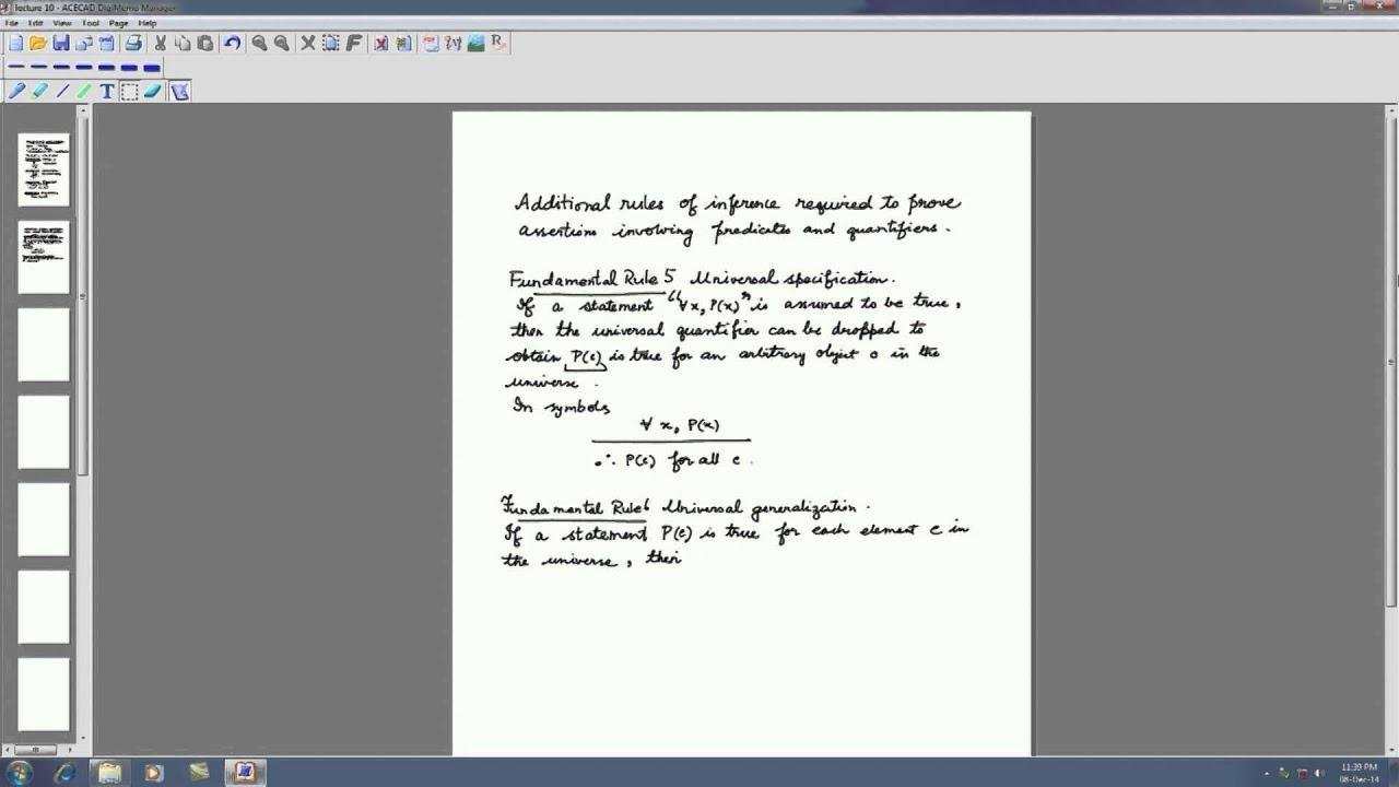 Mod-02 Lec-06 Rules of influence for quantified propositions