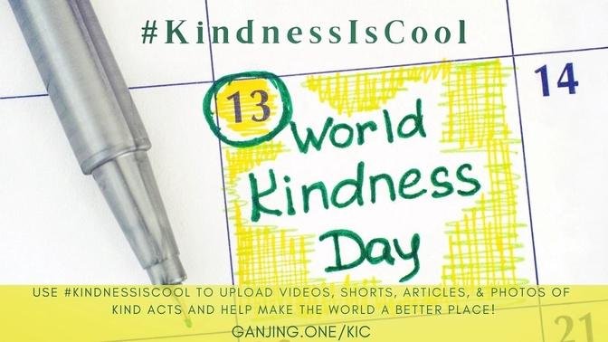 Aujourd'hui, c'est la journée mondiale de la gentillesse
