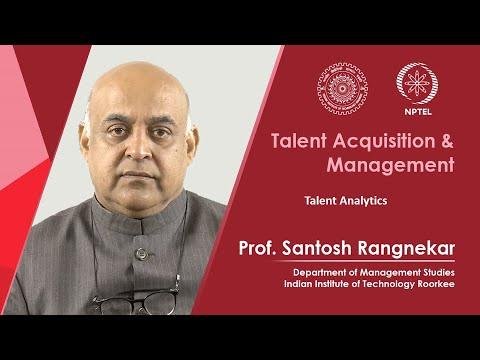 Lecture  25 : Talent Analytics