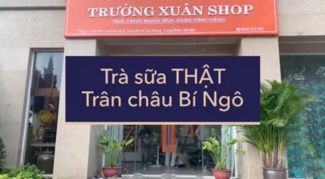Experience making milk tea at Truong Xuan Shop