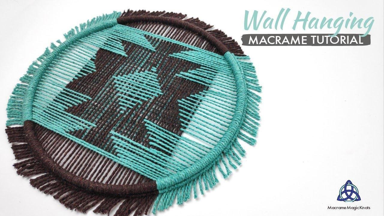 Macrame Geometry Wall Hanging DIY | HOME DECORATION