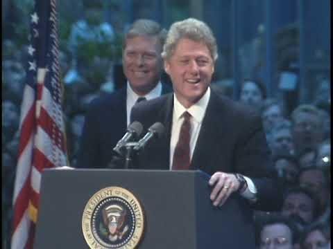 President Clinton in St. Louis RE: Economic Program (1993)