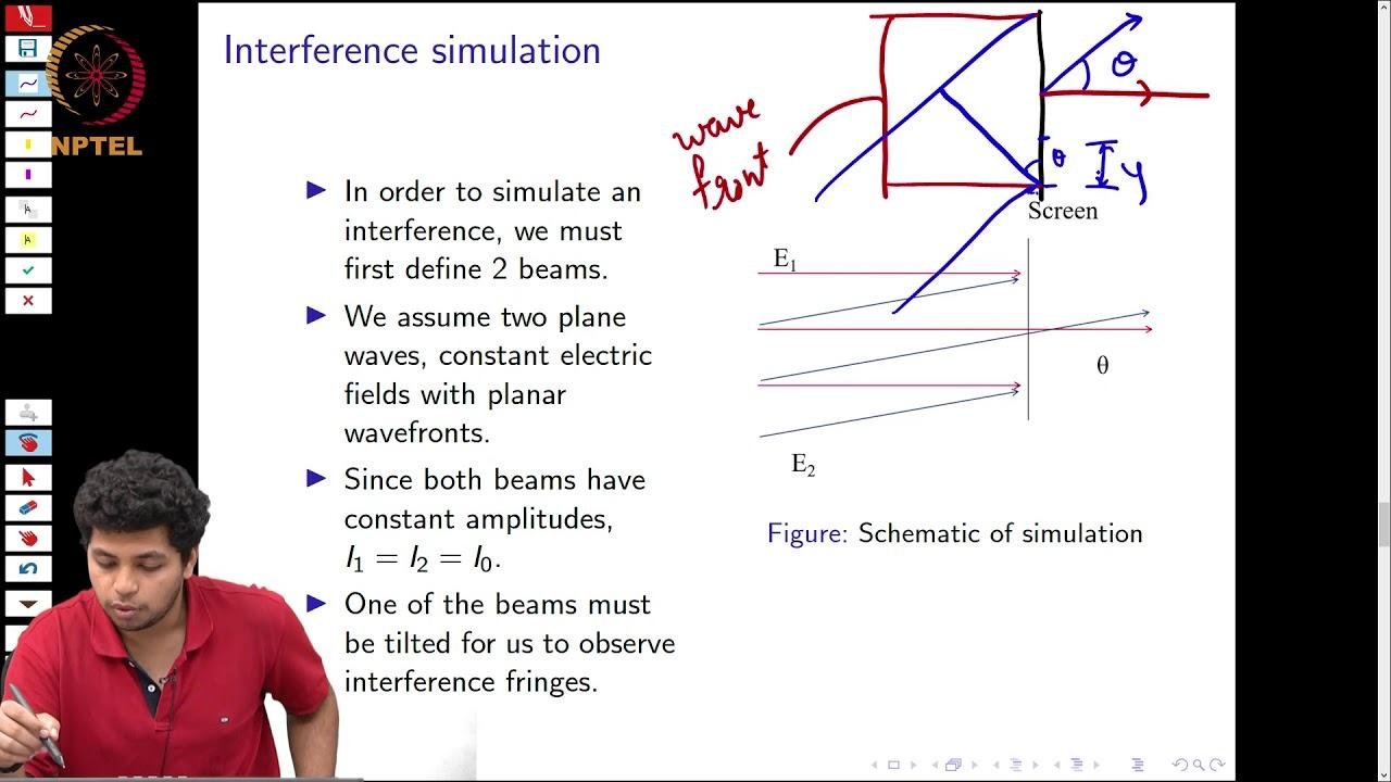 Lecture 38  -  Matlab tutorial on interference