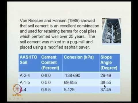 Mod-06 Lec-19 Ground treatment with cement