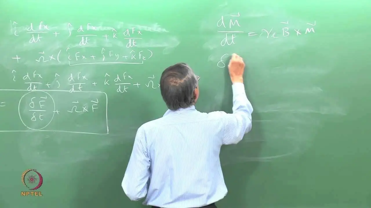 Mod-01 Lec-25 Spin Relaxation and Bloch Equations – II