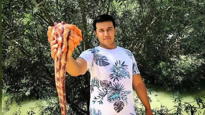UZBEKISTAN! CHÚNG TÔI CHUẨN BỊ ĐUÔI BÒ VỚI KHOAI TÂY. CUỘC SỐNG Ở LÀNG QUÊ. ASMR