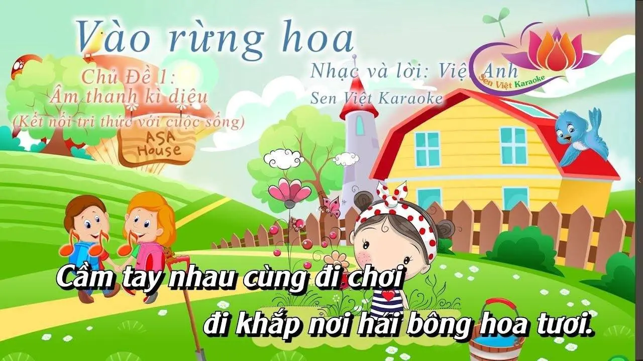 [KARAOKE] VÀO RỪNG HOA (BEAT CHUẨN) LỚP 1 - Kết Nối Tri Thức Với Cuộc Sống