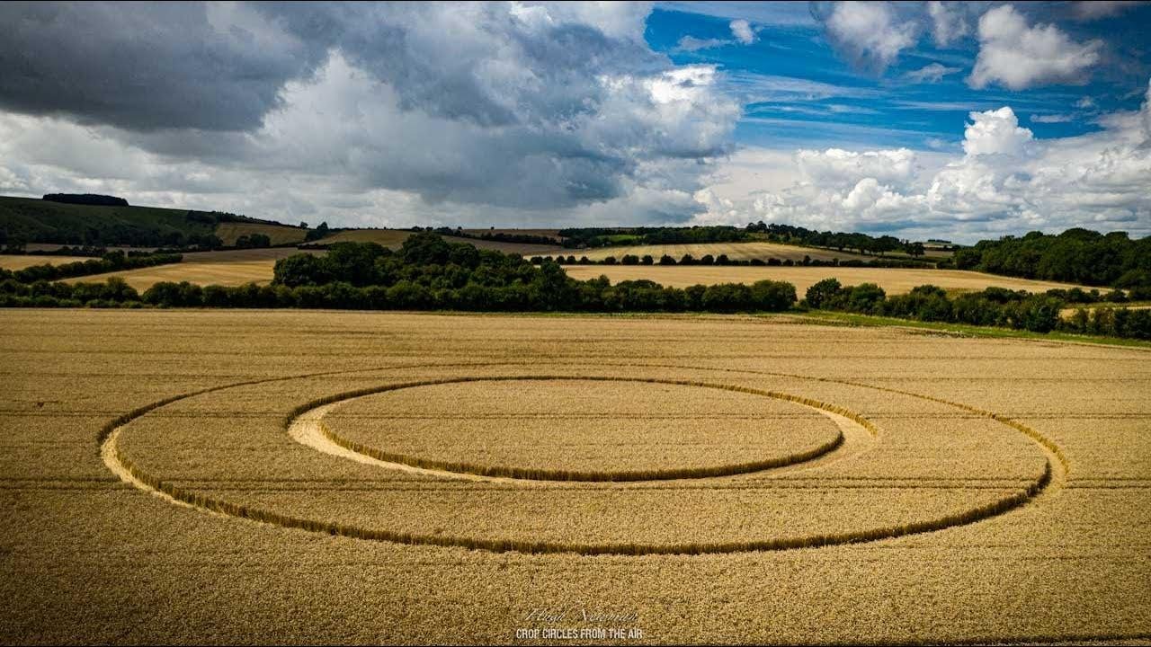 New Crop Circle 4K | Marten, Wiltshire | August 2021 | Crop Circles From The Air