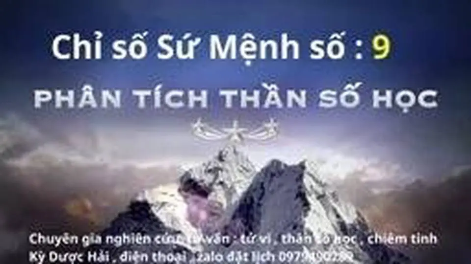 Thần số học , chỉ số Sứ Mệnh số 9