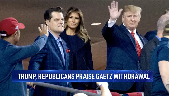 Trump, Republicans Praise Gaetz for Withdrawing From AG Nomination