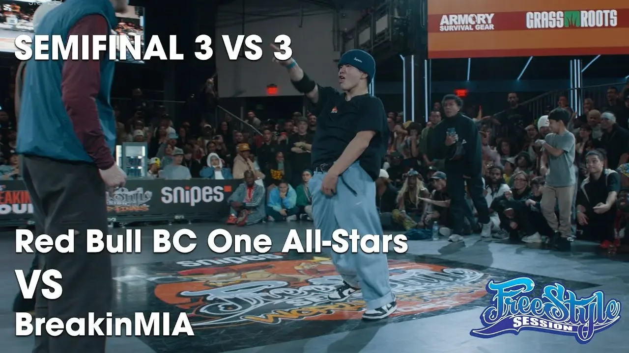 Red Bull BC One All Stars Vs BreakinMIA (semis) // Freestyle Session ...